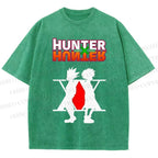 Unisex Hunter Printed Washed Tee