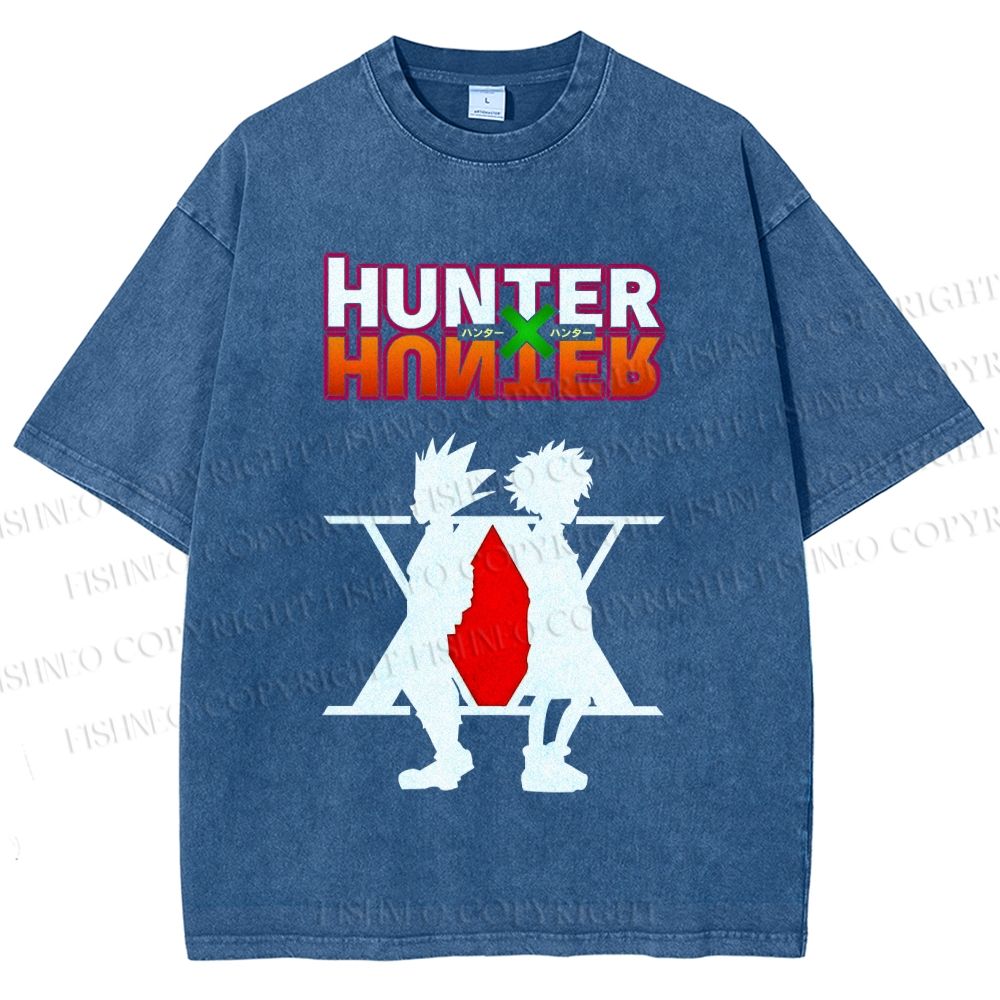 Unisex Hunter Printed Washed Tee