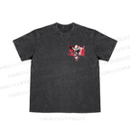 Metal Gear Solid Cyborg Ninja Printed Washed T Shirt