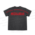 Metal Gear Solid Cyborg Ninja Printed Washed T Shirt