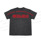 Metal Gear Solid Cyborg Ninja Printed Washed T Shirt