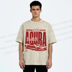 Unisex Acura Car Honda Printed Washed Tee