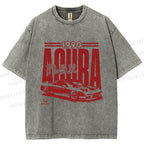 Unisex Acura Car Honda Printed Washed Tee