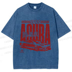 Unisex Acura Car Honda Printed Washed Tee