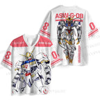 Gundam ASW-G-08 Printed Jersey Shirts