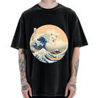 Hail! The Great Cat-Nagawa Vintage Washed T-shirt