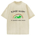 Oopsie Daisies  Funny Meme Sarcastic Humor Vintage Washed T-shirt