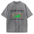 Oopsie Daisies  Funny Meme Sarcastic Humor Vintage Washed T-shirt