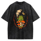 Unisex Late Night Vibes Printed Washed Tee
