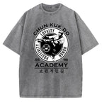 Unisex Chun Kuk Do - Martial Arts Academy Printed Washed Tee