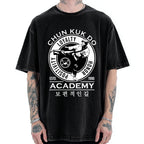 Unisex Chun Kuk Do - Martial Arts Academy Printed Washed Tee