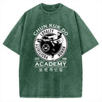 Unisex Chun Kuk Do - Martial Arts Academy Printed Washed Tee