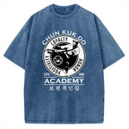 Unisex Chun Kuk Do - Martial Arts Academy Printed Washed Tee