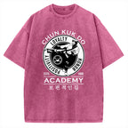 Unisex Chun Kuk Do - Martial Arts Academy Printed Washed Tee