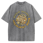 Unisex Weird Moms Build Character-Mother's Day Gift Printed Washed Tee