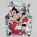 Unisex Astro Boy Manga Printed Tank Top