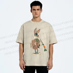 Unisex Bugs Bunny Rabbit Printed Washed Tee