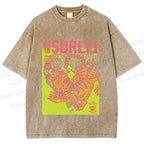 Unisex Surly Tiger Printed Washed Tee