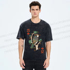 Unisex Vintage Bird 25 Printed Washed Tee