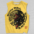 Unisex Tiger Printed Tank Top