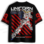 Gundam RX-0 Printed Jersey Shirts