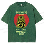 Unisex Hattori Hanzo Printed Washed Tee