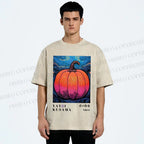 Unisex Yayoi Kusama Pumpkin Printed Washed Tee