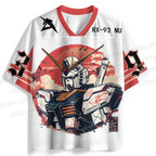 Gundam RX-93 Nu Printed Jersey Shirts