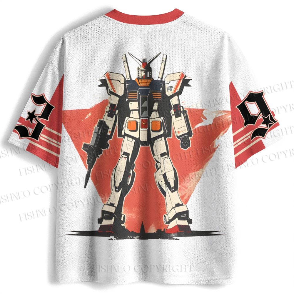 Gundam RX-93 Nu Printed Jersey Shirts