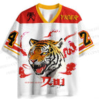 Japanese Tiger Printed Jersey Shirts
