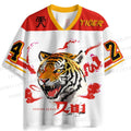 Japanese Tiger Printed Jersey Shirts
