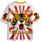 Japanese Tiger Printed Jersey Shirts