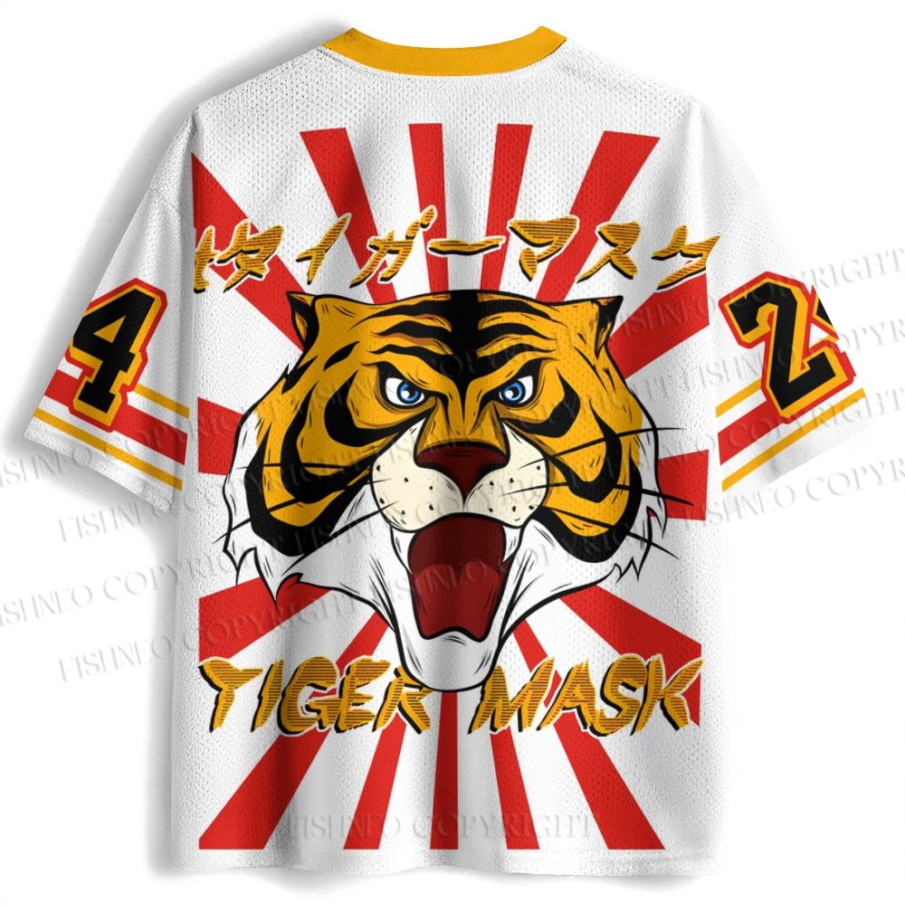 Japanese Tiger Printed Jersey Shirts