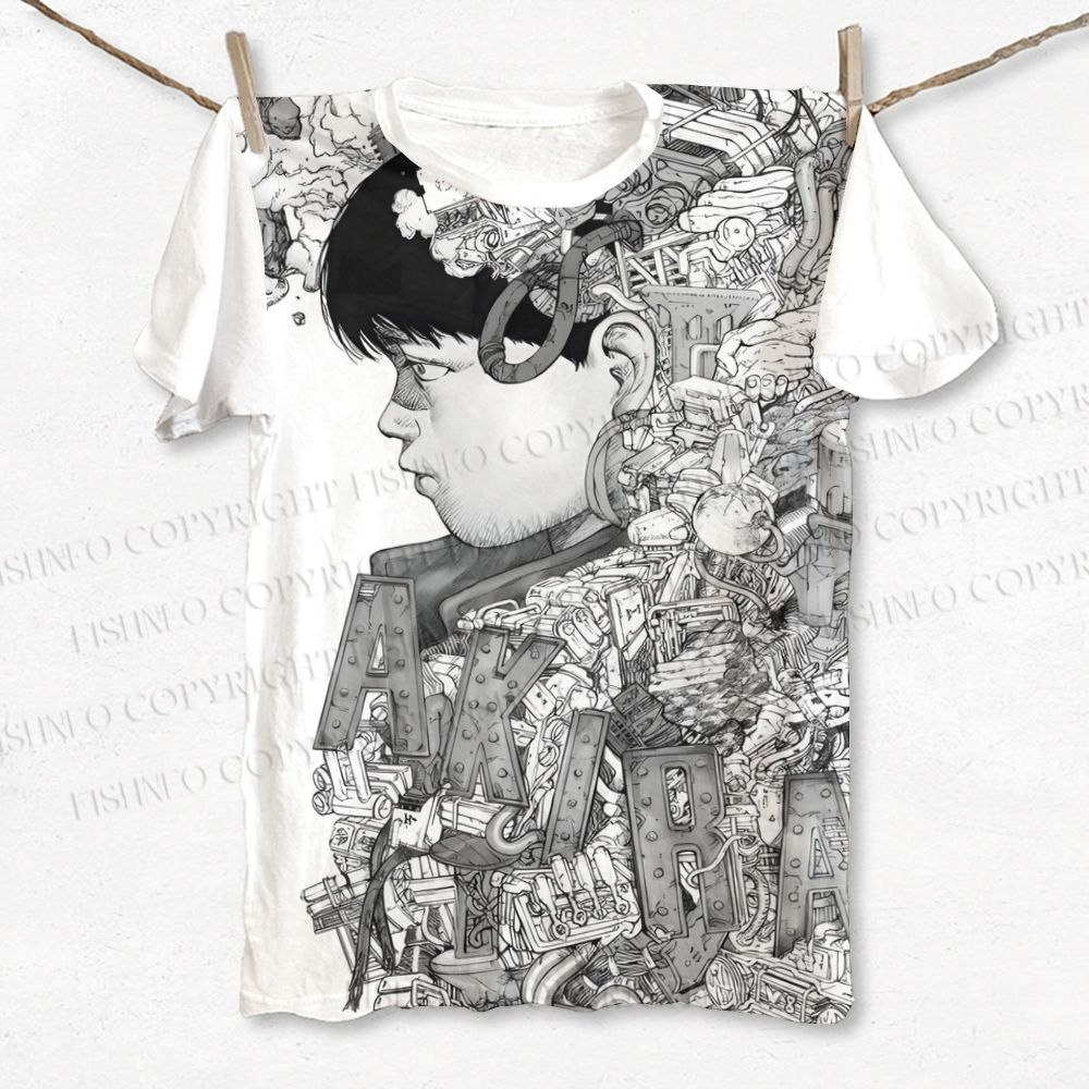 Unisex Akira Printed Classic T-shirt