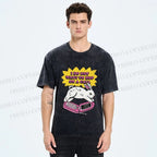 Unisex Rabbit Doesnot Want to Hop on a Call Printed Washed Tee