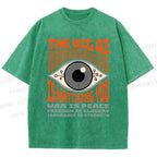 Unisex The Big AI Is Watching You Printed Washed Tee