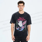 Unisex You're Meowgical Printed Washed Tee