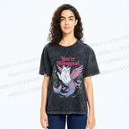 Unisex You're Meowgical Printed Washed Tee