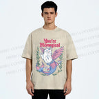 Unisex You're Meowgical Printed Washed Tee