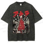 Unisex Akira: The Final Battle Printed Washed Tee