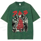 Unisex Akira: The Final Battle Printed Washed Tee