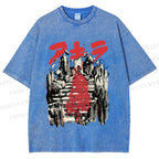 Unisex Akira: The Final Battle Printed Washed Tee