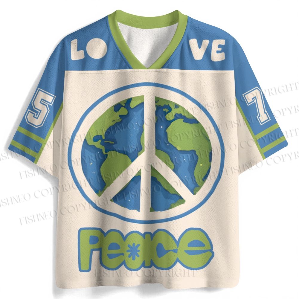 Nature Peace Love Jersey Shirts
