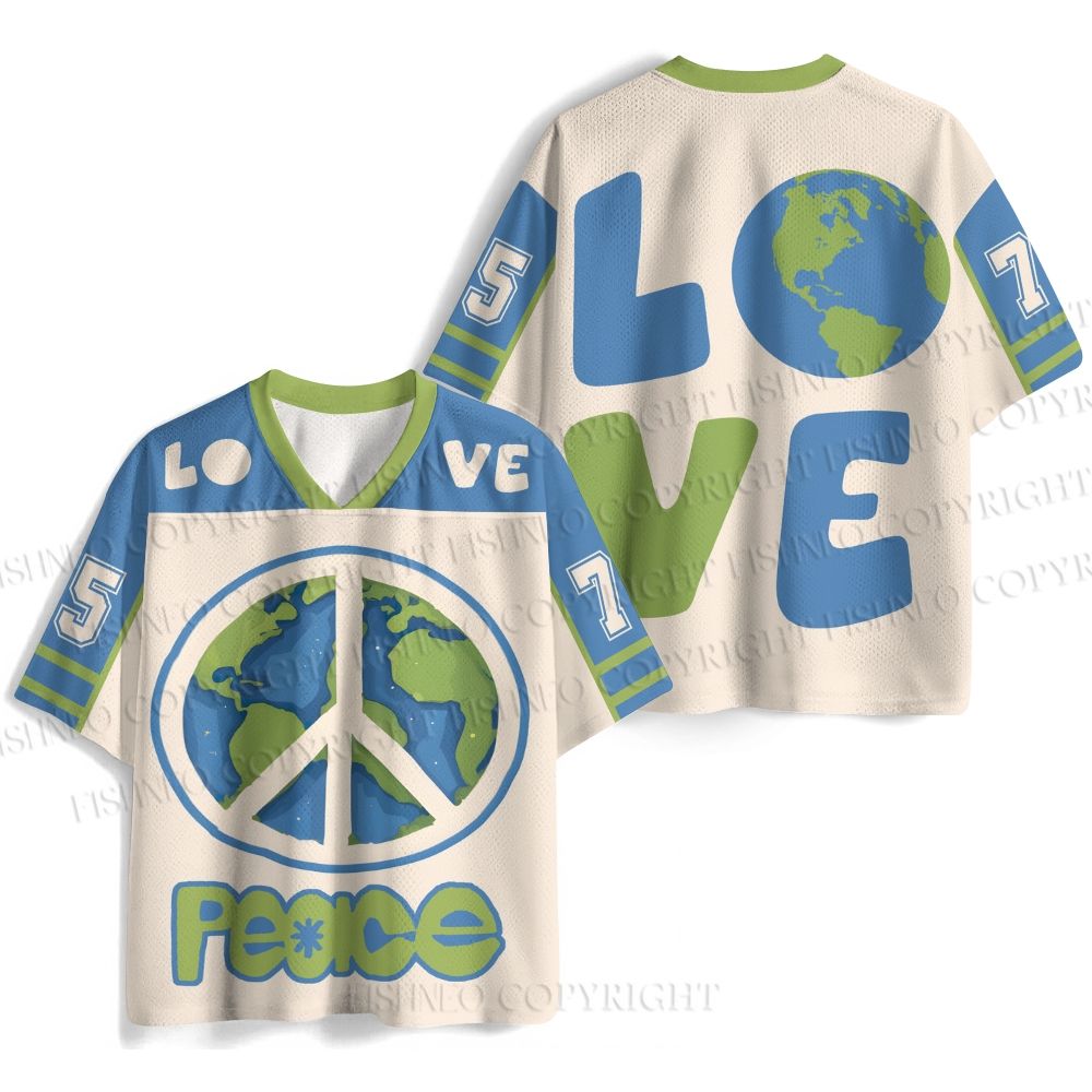 Nature Peace Love Jersey Shirts