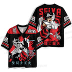 Saint Seiya Printed Jersey Shirts