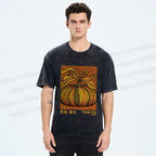 Unisex Yayoi Kusama Pumpkin Printed Washed Tee