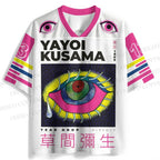 Yayoi Kusama Colorful Eyes Printed Jersey Shirts