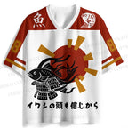Vintage Japanese Fish Samurai Jersey Shirts