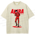 Unisex Akira Shotaro Kaneda Printed Washed Tee