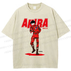 Unisex Akira Shotaro Kaneda Printed Washed Tee